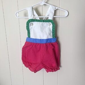 Vintage Paper Tag Baby Romper